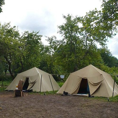 Лагерная палатка из брезента,ПВХ или оксфорда